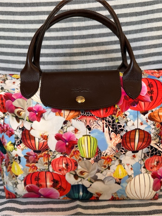 Longchamp Handbags - Longchamp x Mary Katrantzou Le Pliage Short Handle Bag